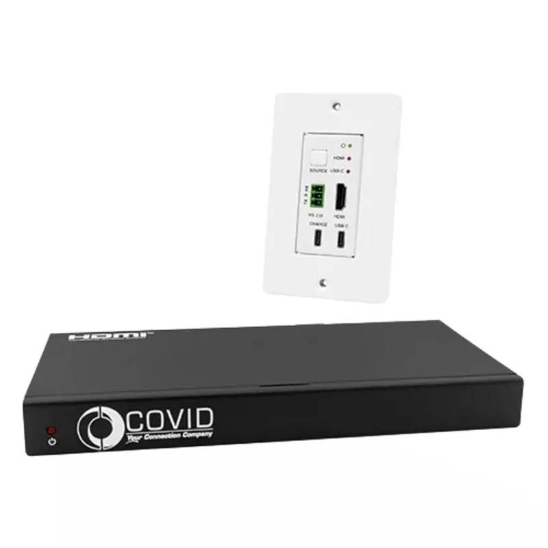 Covid EHB-230-W HDMI Receiver with HDMI Transmitter Wall Plate