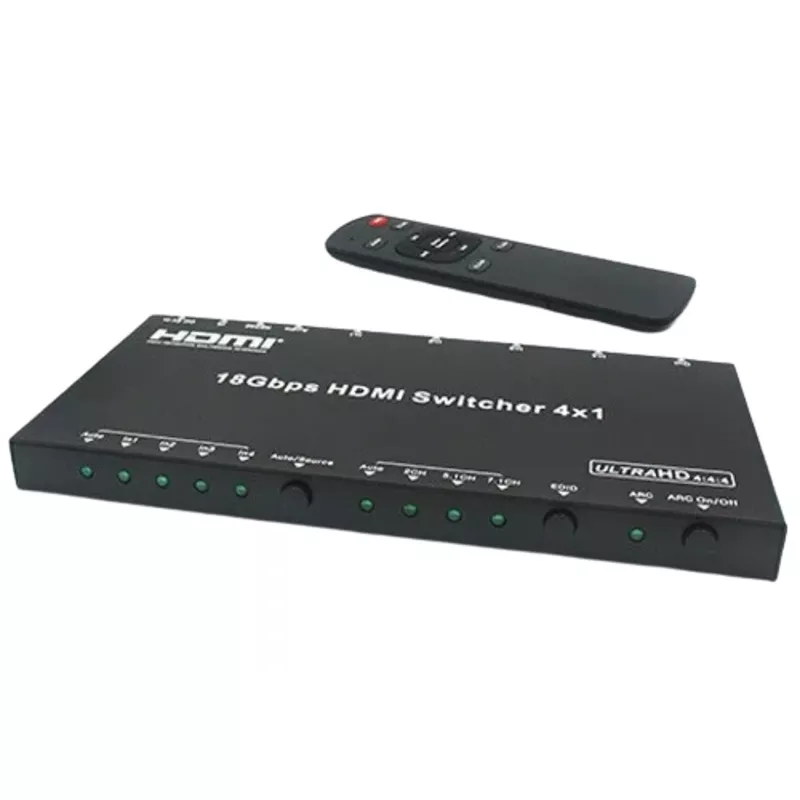 Covid SH41-220 4×1 HDMI Switcher with Audio Extractor
