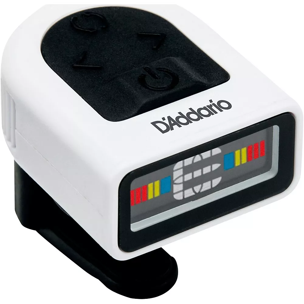 D'Addario NS Micro Headstock Tuner - White