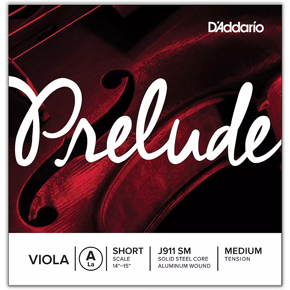 D'Addario Prelude Series Viola A String 14-15 Short Scale