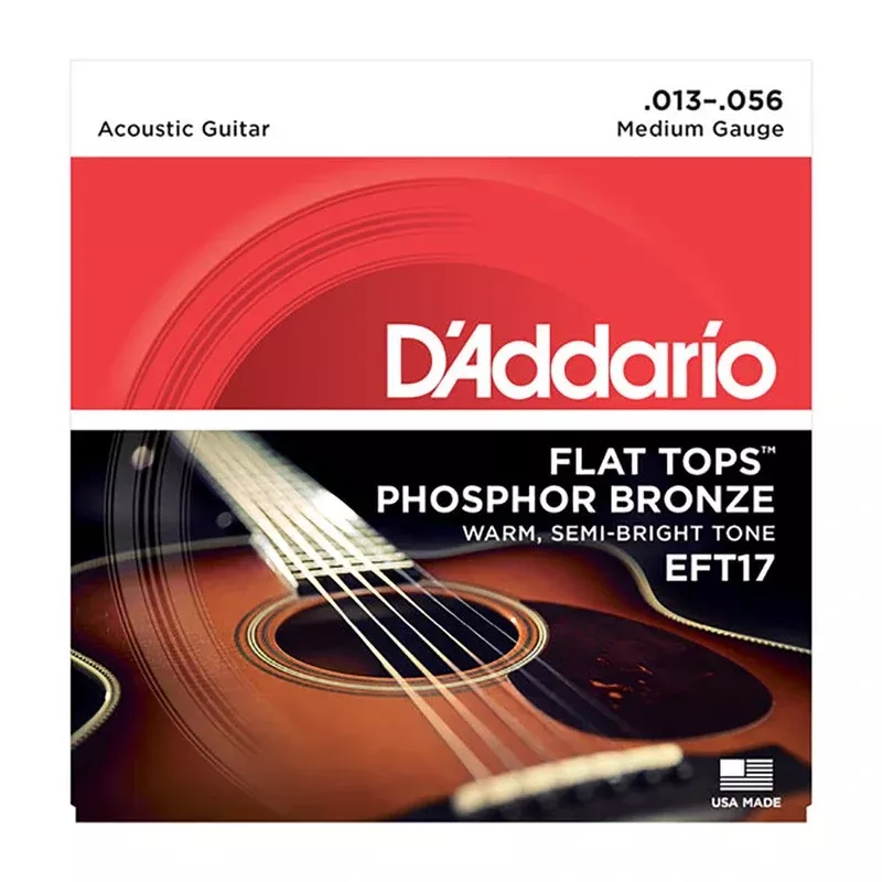 D’Addario Set Acoustic Flat Top 13-56