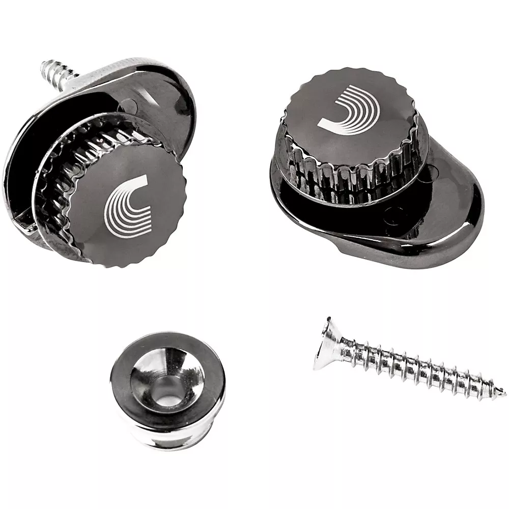 D'Addario Universal Strap Lock System Nickel Finish