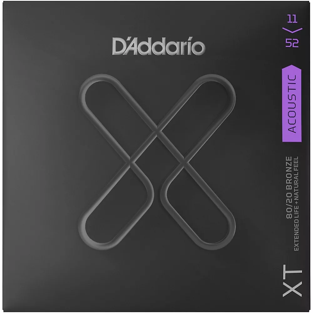 D'Addario XT 80/20 Bronze Custom Light Acoustic Strings, 11-52