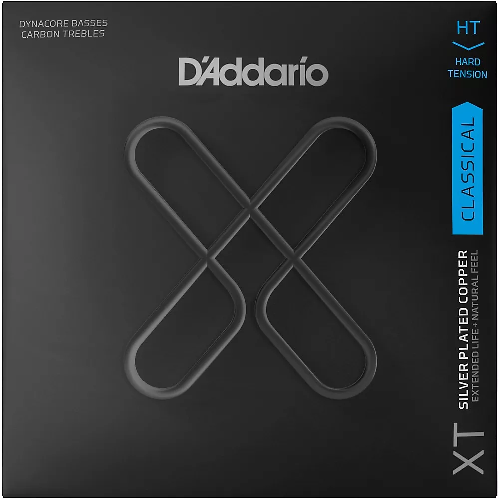 D'Addario XT Dynacore Fluorocarbon Classical Strings, Hard Tension, 25-46