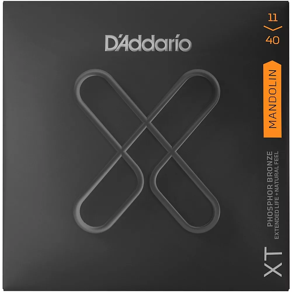 D'Addario XT Phosphor Bronze Mandolin Strings, Medium, 11-40