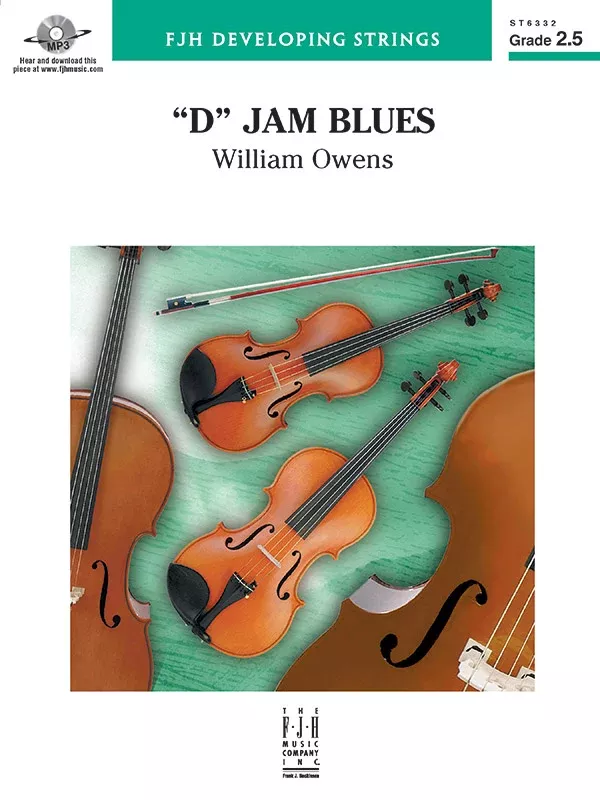 D Jam Blues: String Orchestra Conductor Score & Parts