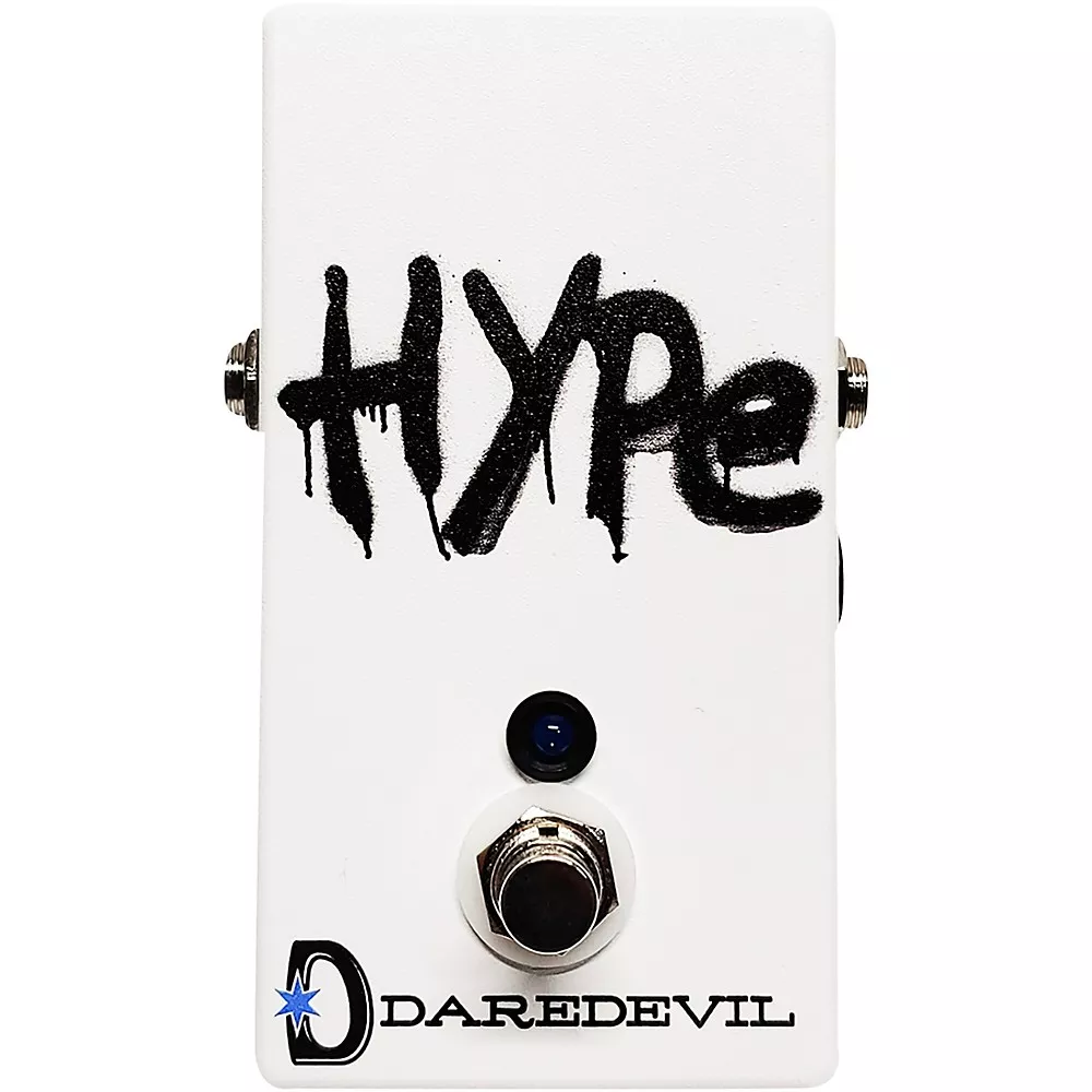 Daredevil Pedals HYPE BOOST Effects Pedal White