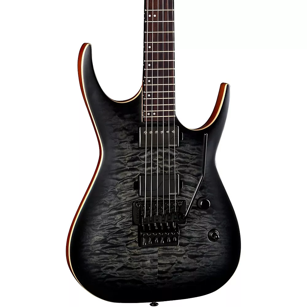 Dean Exile Select Neck-Thru Archtop Electric Guitar Satin Black Burst