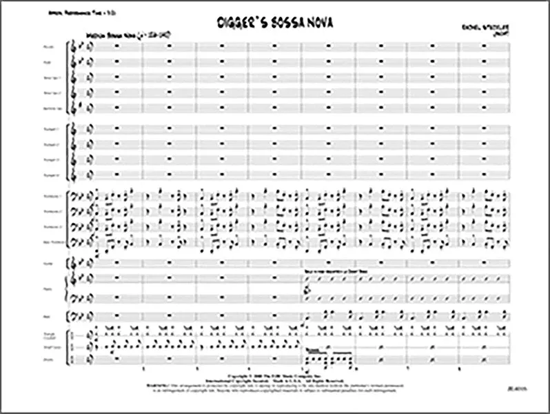 Digger's Bossa Nova: Trombone 3