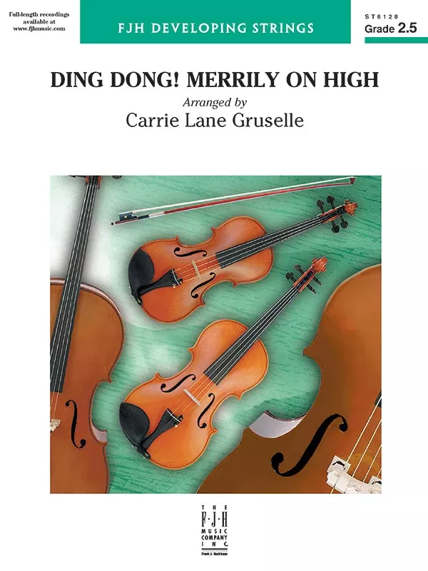 Ding Dong! Merrily on High: String Orchestra Conductor Score & Parts