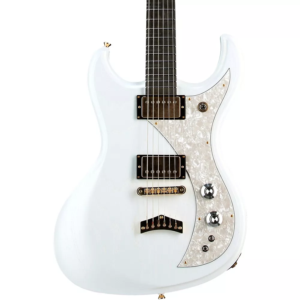 Dunable Guitars Gnarwhal Cryptid Electric Guitar Golden Pearl