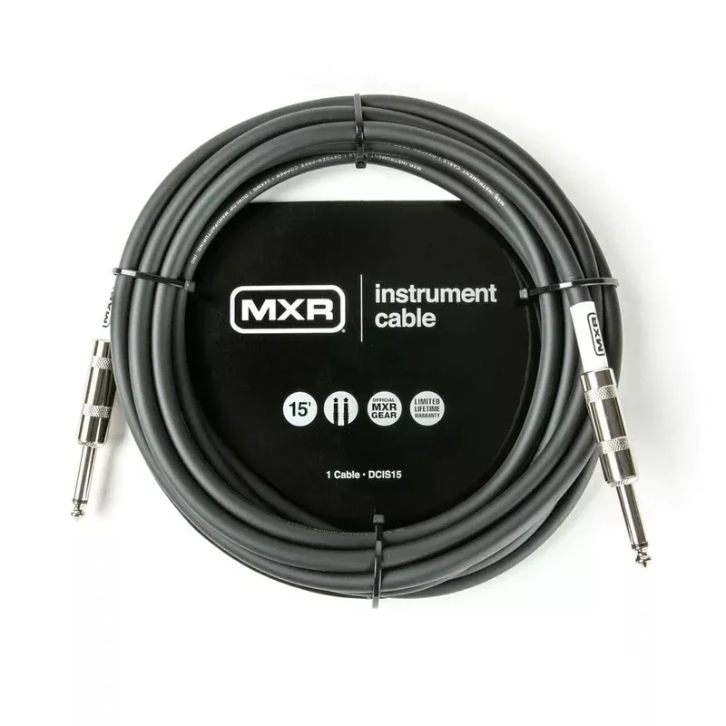 Dunlop MXR DCIS15 Straight Standard Instrument Cable – 15ft