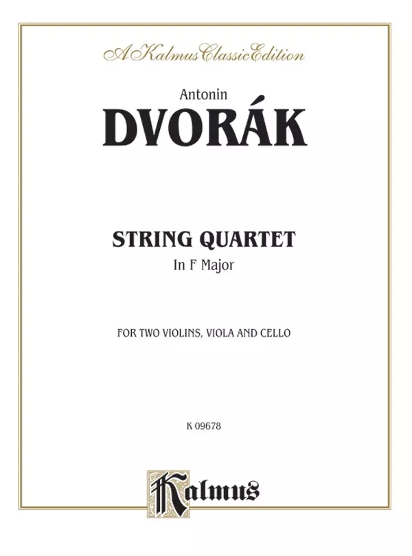 Dvorák: Quartet in F Minor, Op. 9