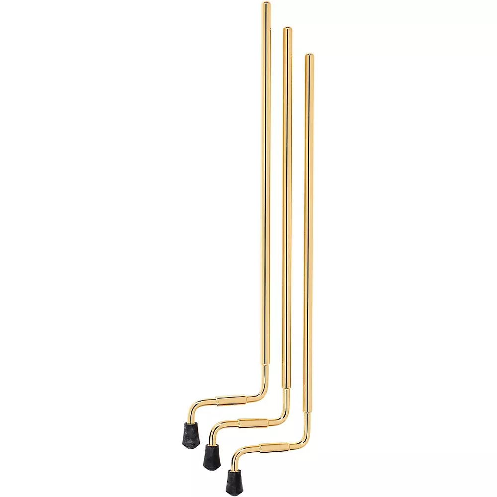 DW Aluminum Full Suspension Floor Tom Legs (Set of 3) 21 in. Gold