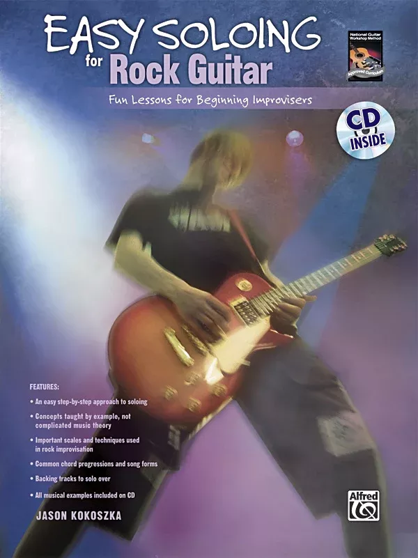 Easy Soloing for Rock Guitar: Guitar Book & CD