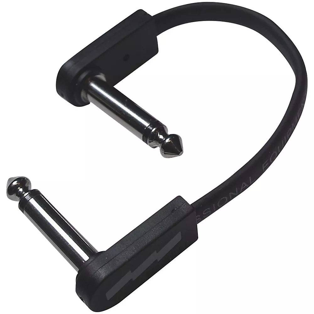 EBS PCF-DL Deluxe EBS Flat Patch Cable - 3.94 inches Black and Silver