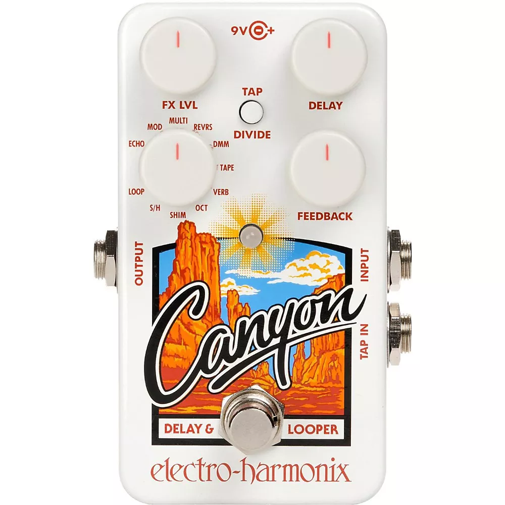 Electro-Harmonix Canyon Delay & Looper Guitar Effects Pedal