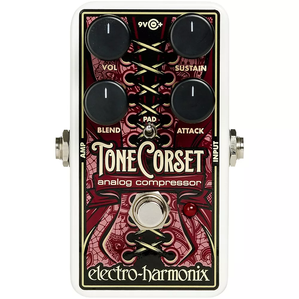 Electro-Harmonix Tone Corset Analog Compressor Effects Pedal