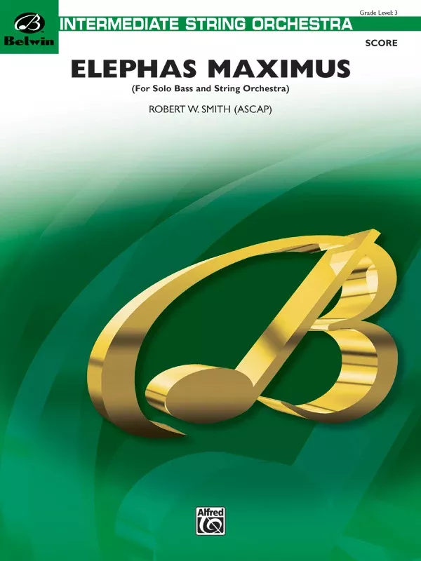 Elephas Maximus (For Solo Bass and String Orchestra): String Orchestra Conductor Score