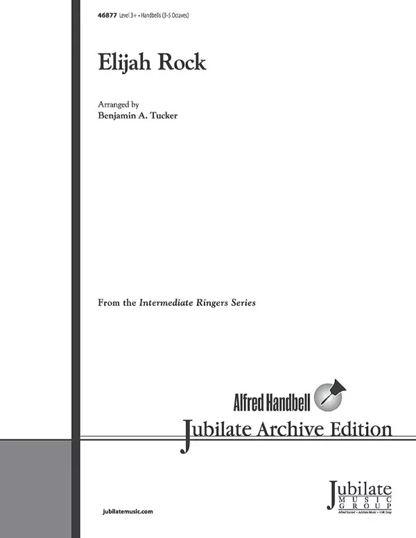 Elijah Rock: Handbells 3-5 Octaves with Percussion Sheet