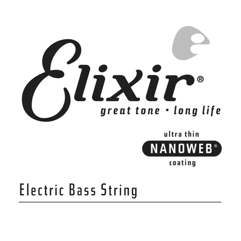 Elixir 15395 Nanoweb Coated Electric Bass String – .095