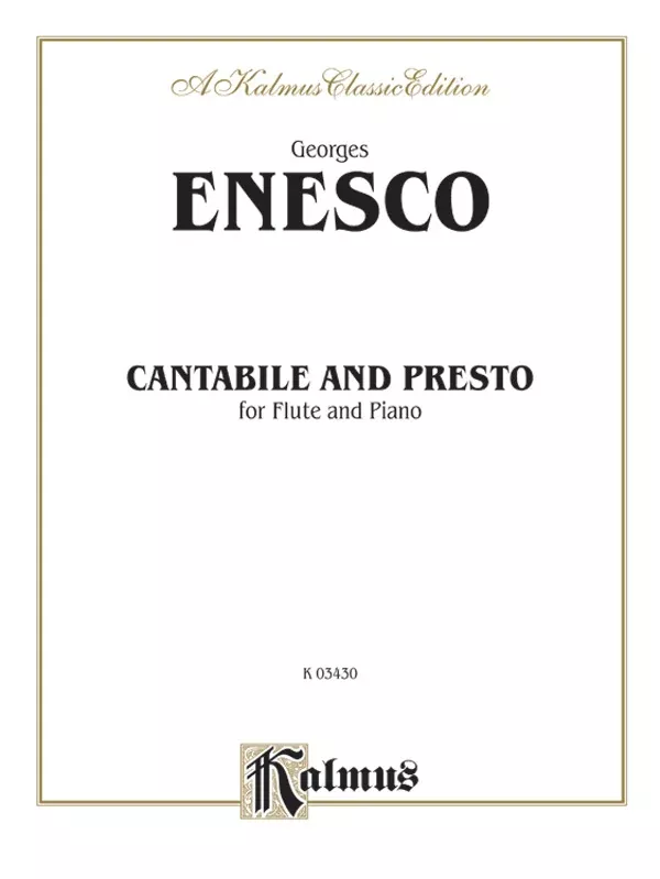 Enesco: Cantabile and Presto