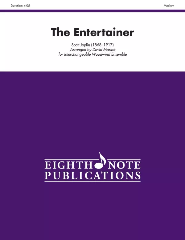 The Entertainer: Interchangeable Woodwind Ensemble Score & Parts