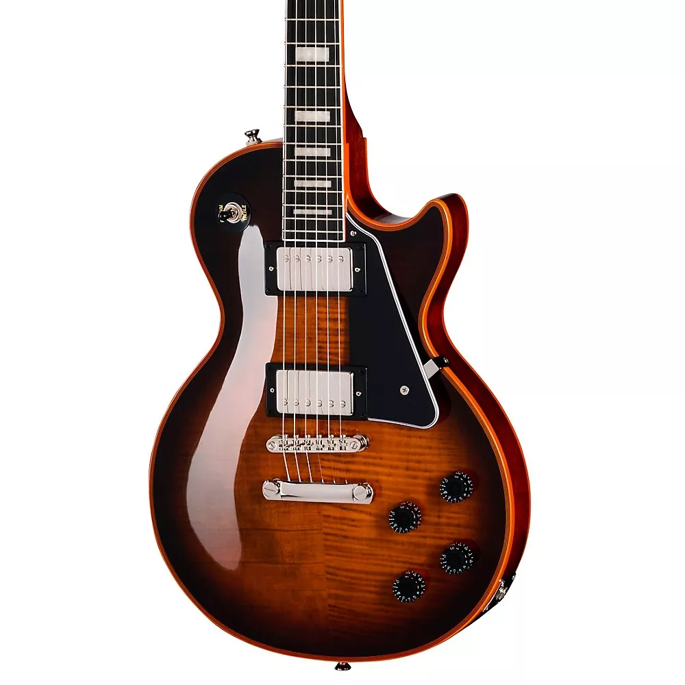 Epiphone Les Paul Custom Widow Electric Guitar - Orange Burst