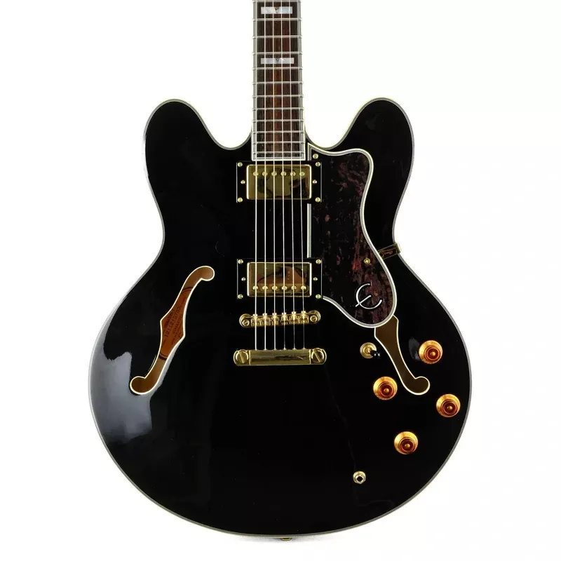 Epiphone Sheraton II Ebony Gold Hardware – Used