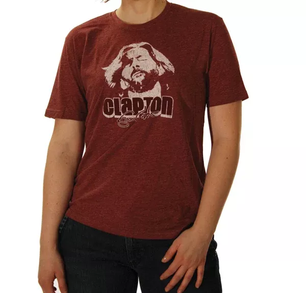 Eric Clapton: Melodic Red T-Shirt (Extra Large): Extra Large T-Shirt