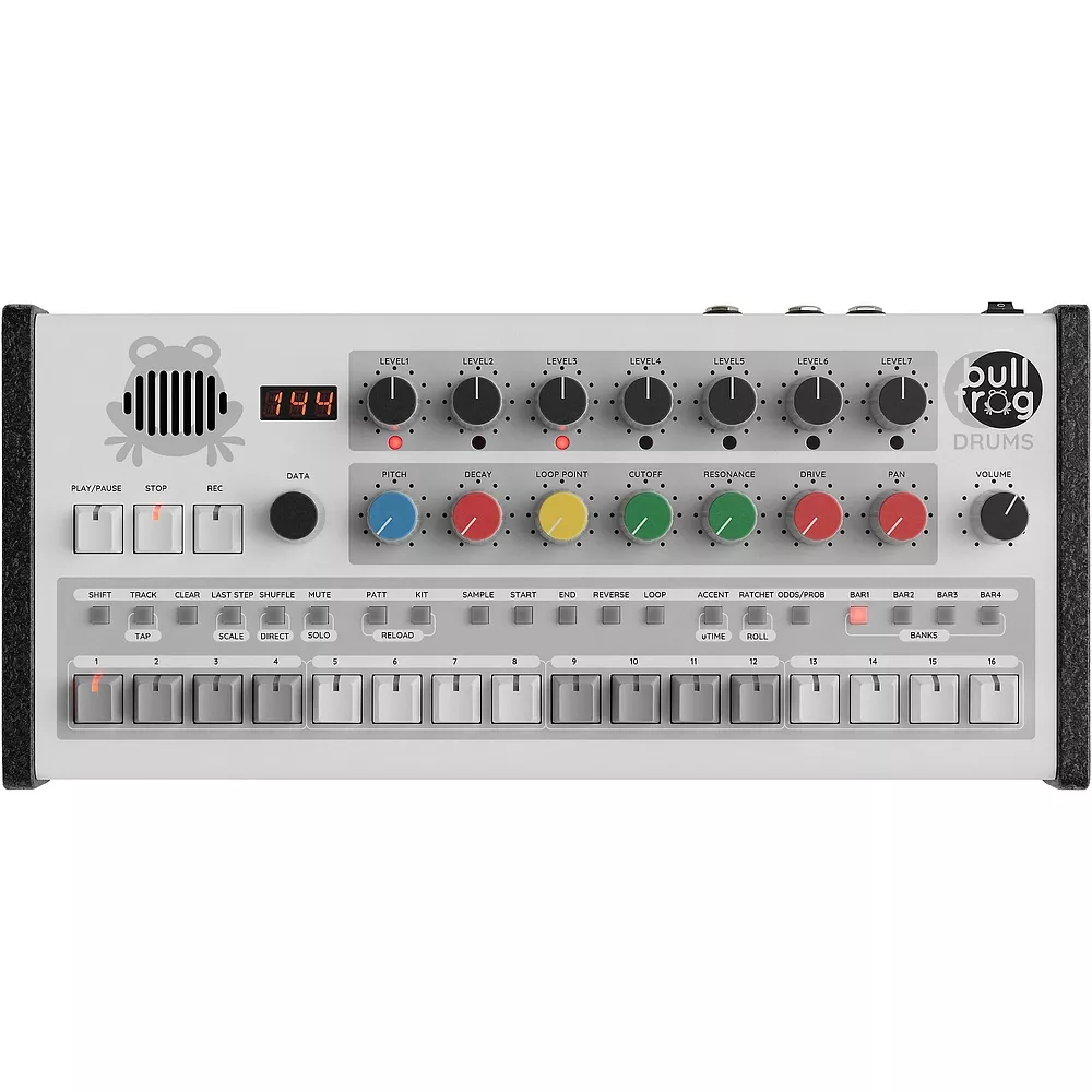 Erica Synths Bullfrog Drums Sample-Based Drum Machine and Sequencer
