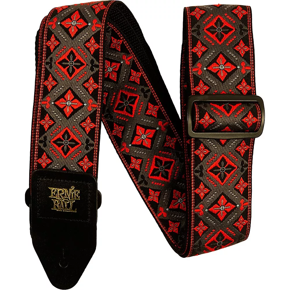 Ernie Ball Jacquard Polypro Guitar Strap - Red King