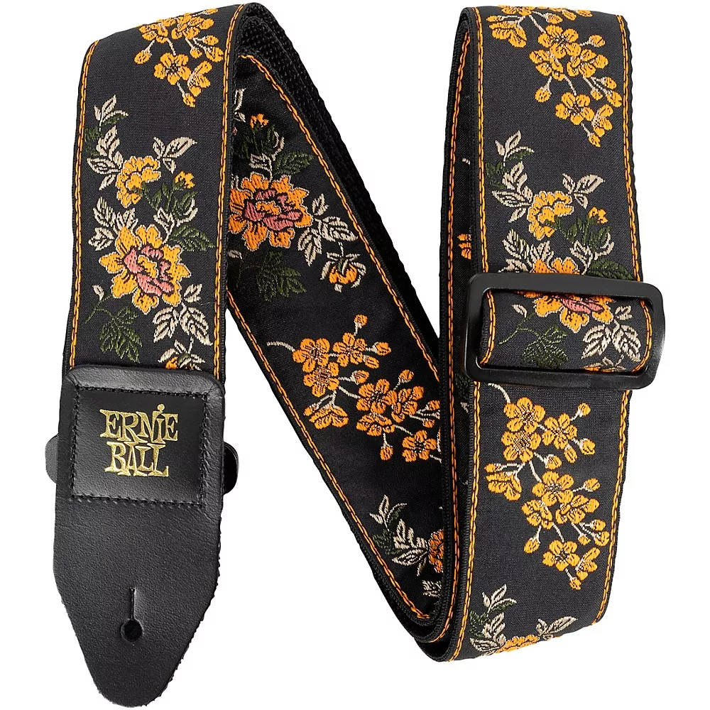 Ernie Ball Jacquard Polypro Guitar Strap - Tangerine Blossom