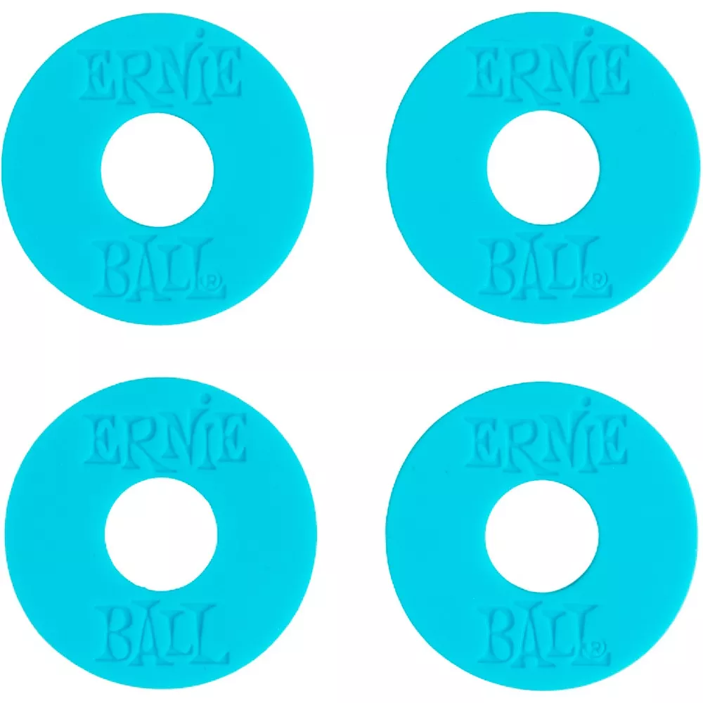 Ernie Ball Rubber Strap Block Extra Blue