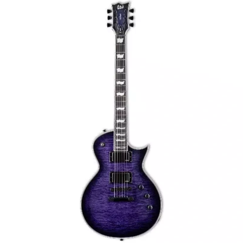 ESP LTD EC-1000 Electric Guitar (See Thru Purple Sunburst)