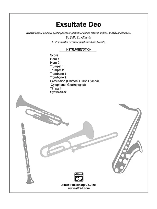 Exsultate Deo: Score: Choral SoundPax