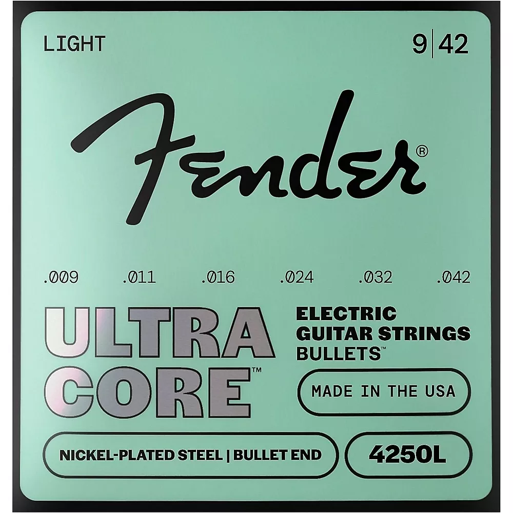 Fender 1250 UltraCore Electric Guitar Strings - Light