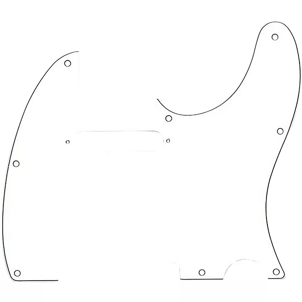 Fender 8 Hole Mount Multi Ply Telecaster Pickguards White