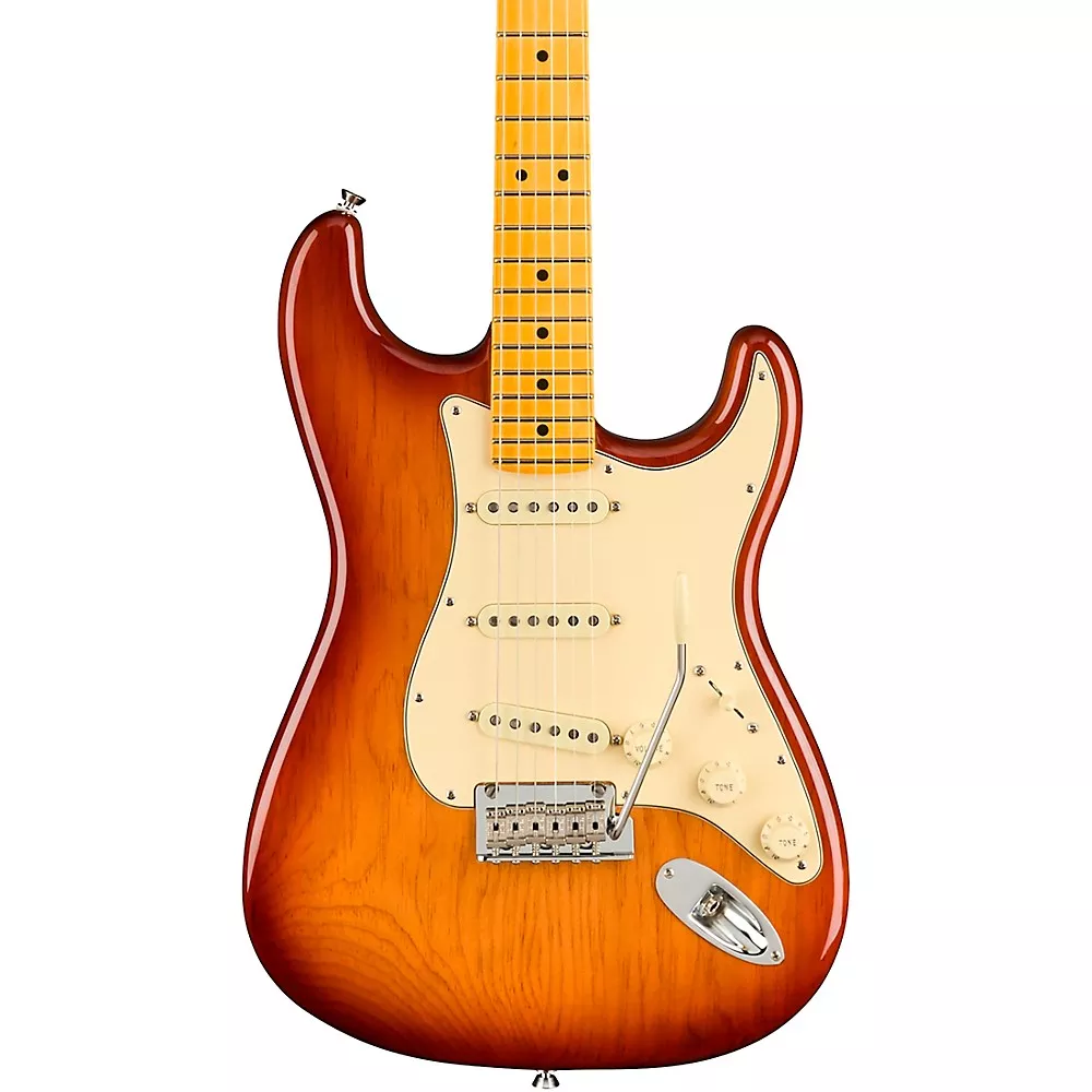 Fender American Professional II Roasted Pine Stratocaster Maple Fingerboard Electric Guitar - Natural
