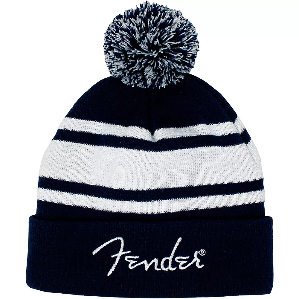 Fender Blue Pom Beanie