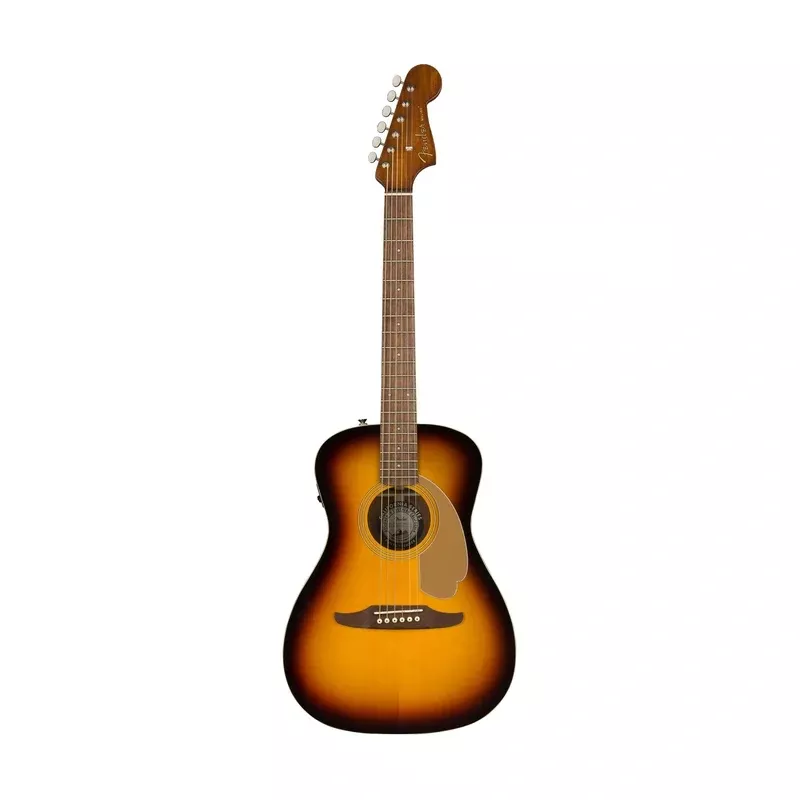 Fender California Malibu Player Small-Bodied Acoustic Guitar, Sunburst