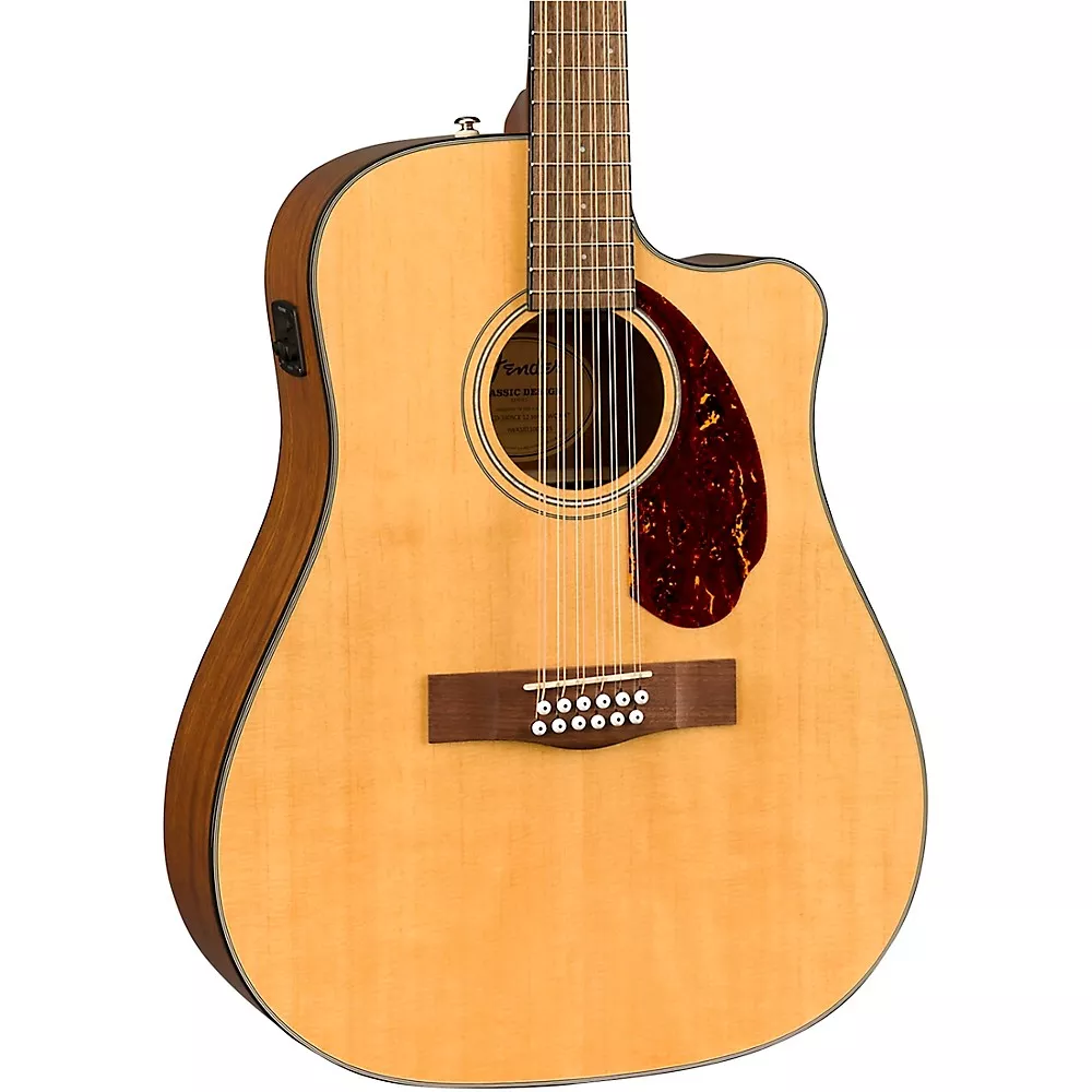 Fender CD-140SCE 12-String Dreadnought Acoustic-Electric Guitar Natural