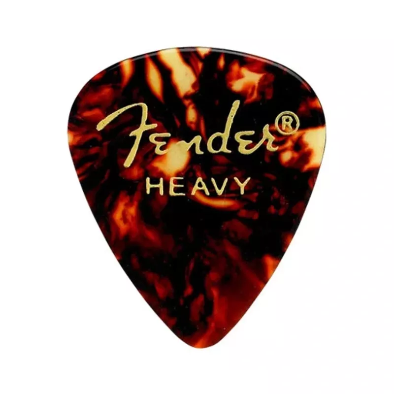 Fender Classic Shell Guitar Pick, 12-Pack, Heavy