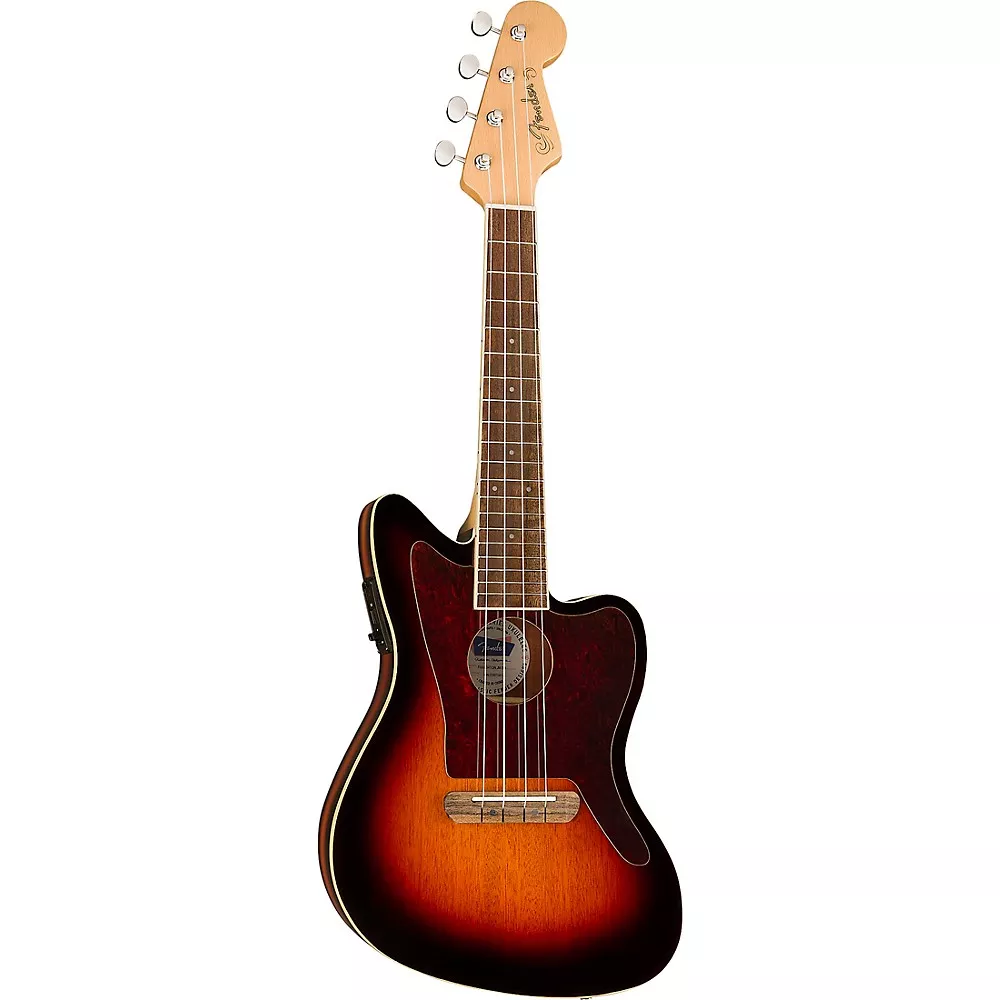 Fender Fullerton Jazzmaster Acoustic-Electric Ukulele - 3-Color Sunburst