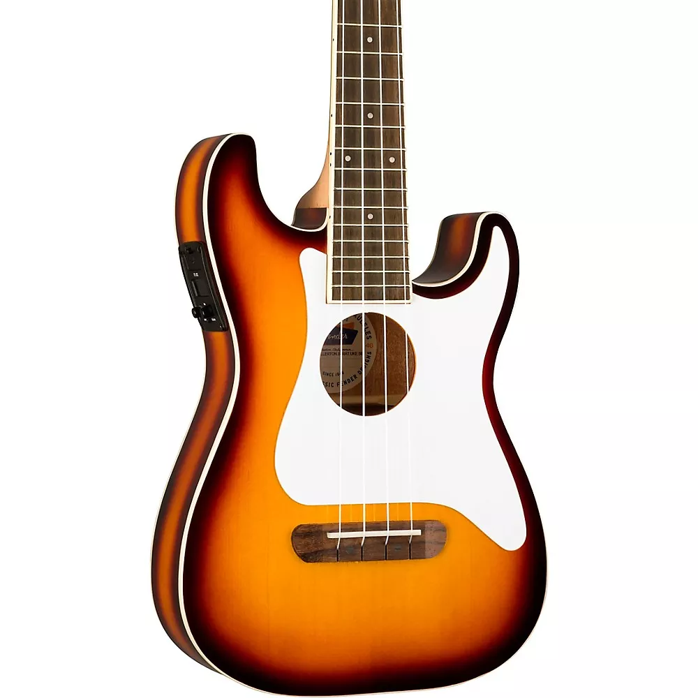 Fender Fullerton Stratocaster Acoustic-Electric Ukulele Sunburst