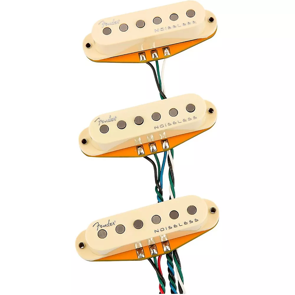 Fender Gen 4 Noiseless Stratocaster Pickups, Set of 3 - Aged White