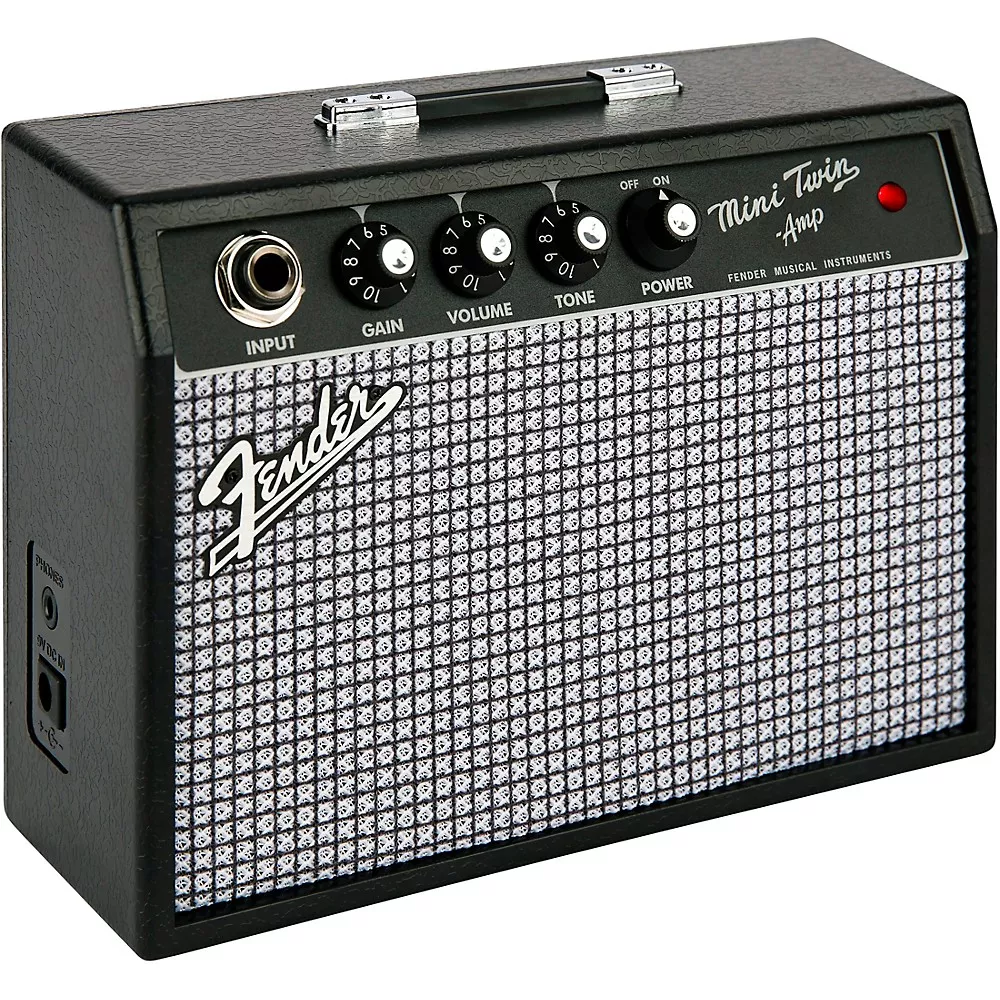 Fender Mini '65 Twin 1W 2x3 Guitar Combo Amp - Black