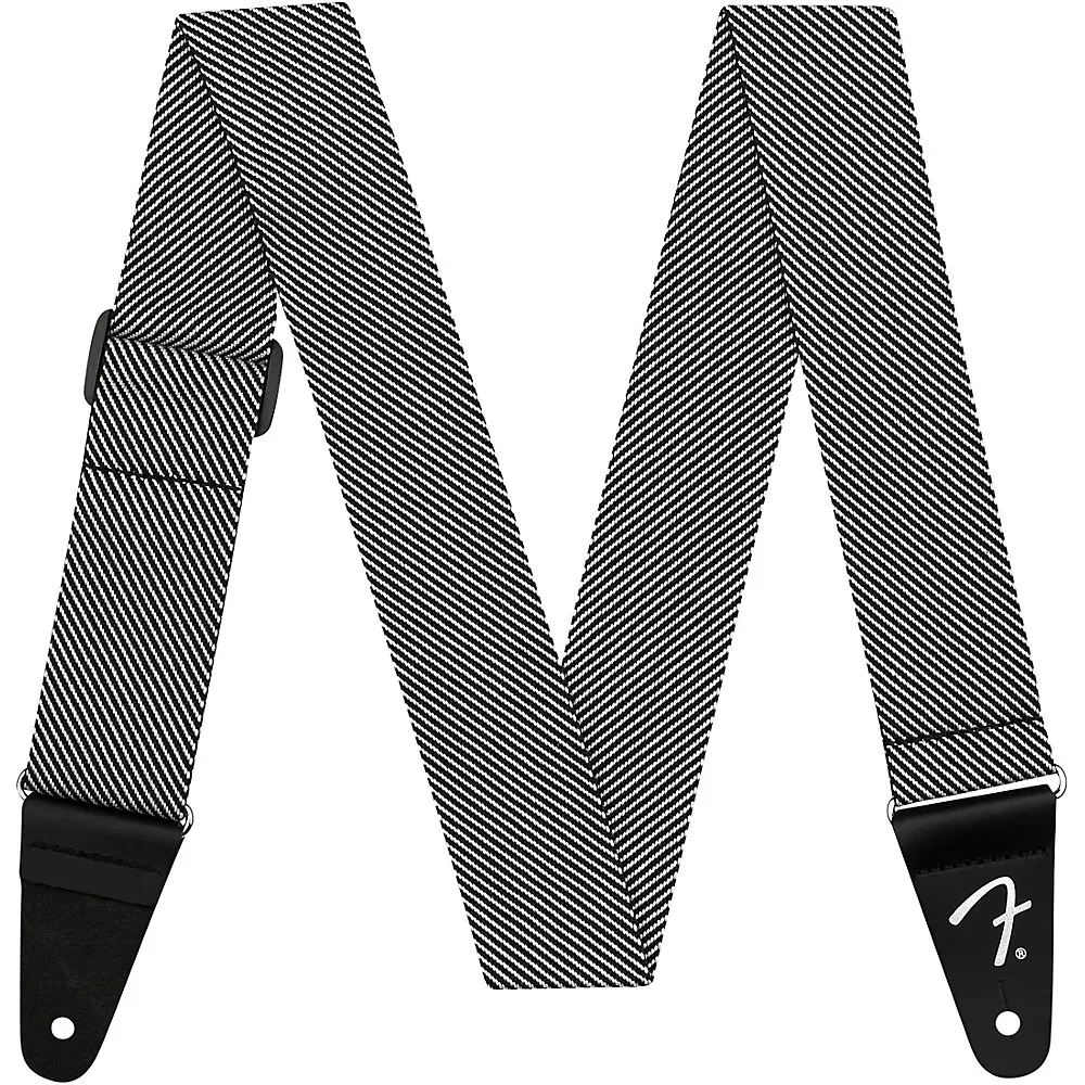 Fender Modern Tweed Strap White and Black