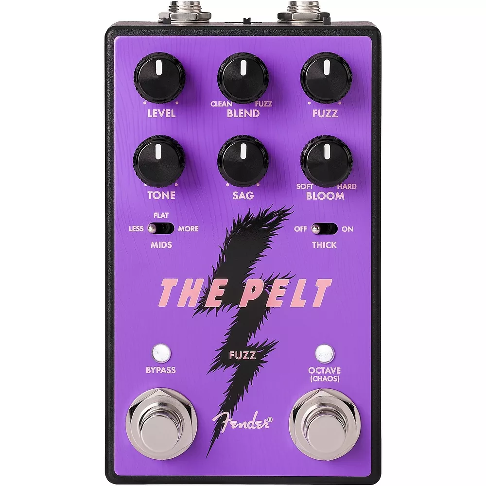 Fender The Pelt Fuzz V2 Guitar Effects Pedal - Purple