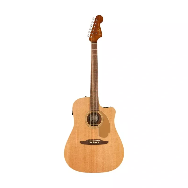 Fender Redondo Player Dreadnought Acoustic Guitar, Walnut FB, Natural